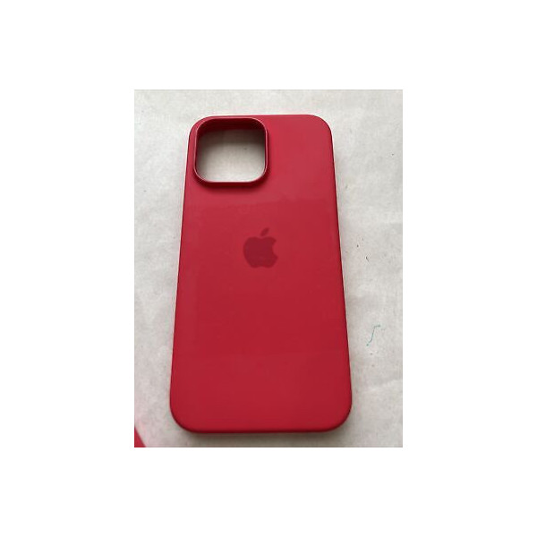 iphone 14 pro max silicone case red