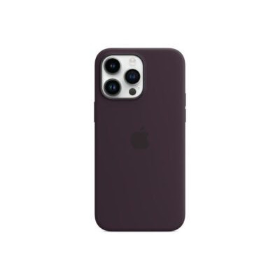 iphone 14 pro max silicone case elderberry