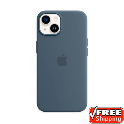 iphone 15 plujs silicone case stor blue