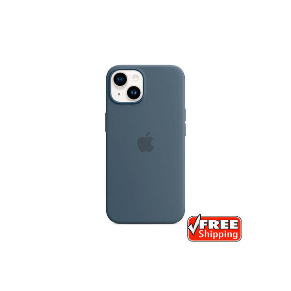 iphone 15 plujs silicone case stor blue