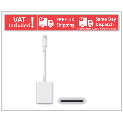 lightning to sd card camera reader