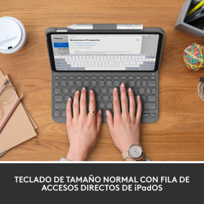 slim folio ipad 10 th qwerty espagnol
