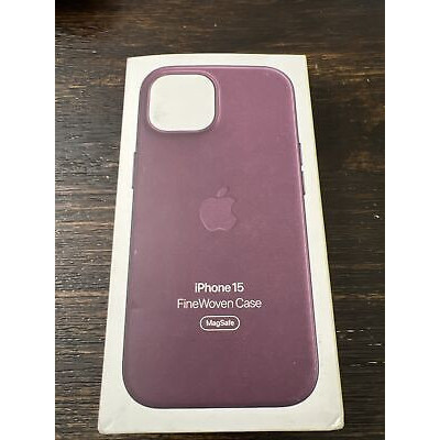 iphone 15 finewoven case mulberry