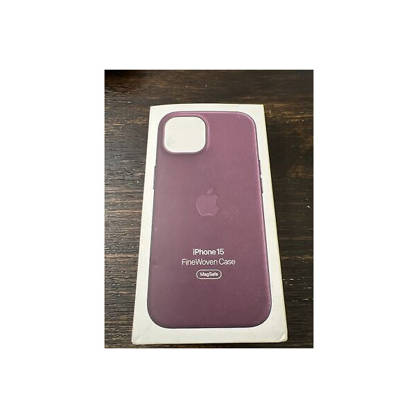 iphone 15 finewoven case mulberry