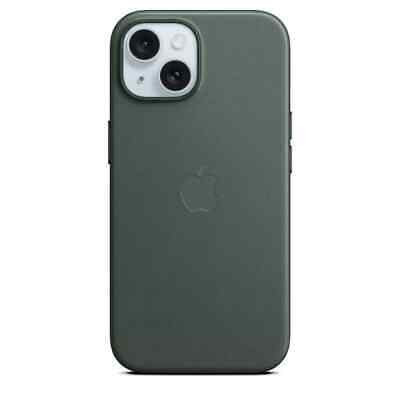 iphone 15 finewoven case evergreen