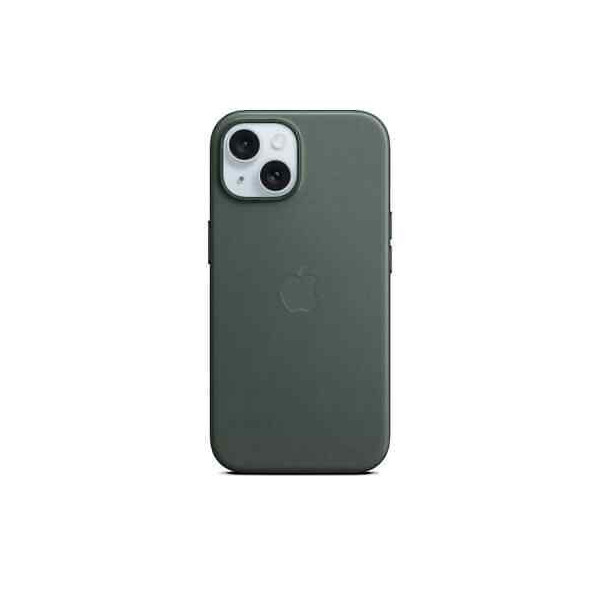 iphone 15 finewoven case evergreen