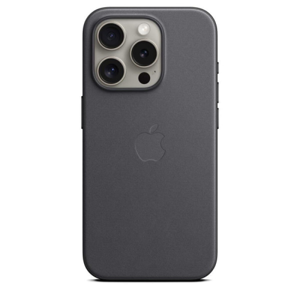 iphone 15 pro finewoven case black