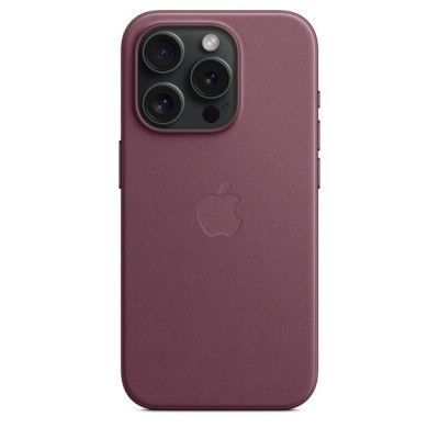 iphone 15 pro finewoven  case mulberry