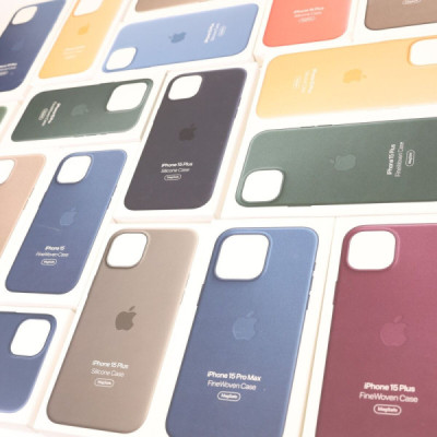 iphone 15 plus silicone case light blue