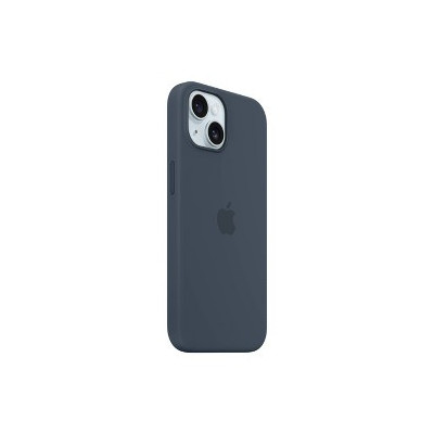 iphone 15 silicone storm blue