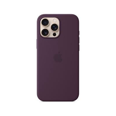 iphone 16 pro max silicone case plum