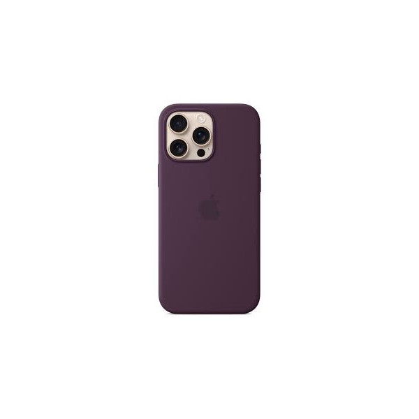 iphone 16 pro max silicone case plum