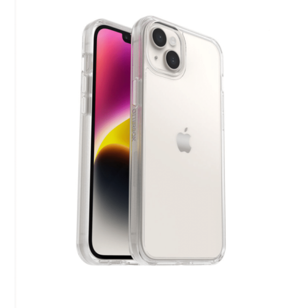 OtterBox iPhone 14 Plus Symmetry MagSafe Shockproof Clear / Purple Case