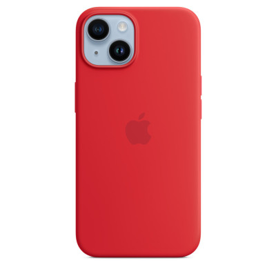 iphone 14 silicone case red