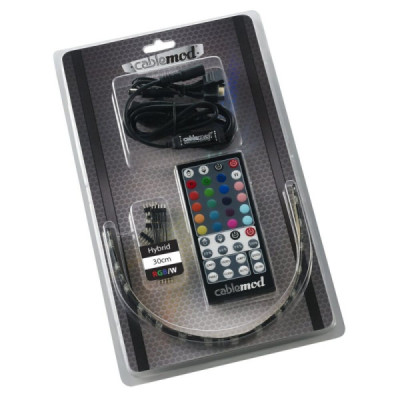 Kit hybride CableMod WideBeam Bande LED RVB/W 30 cm