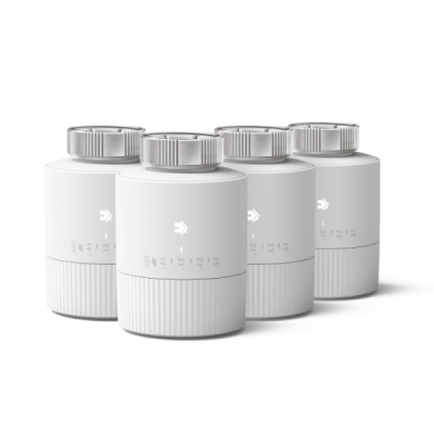 Têtes Thermostatiques Basic connectées - Quattro Pack