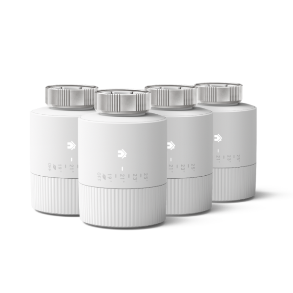 Têtes Thermostatiques Basic connectées - Quattro Pack