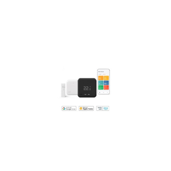 Thermostat connecté et Intelligent Sans fil Kit de démarrage V3+ Black Edition