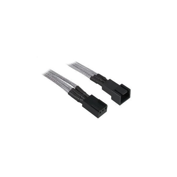 Câble rallonge gainé 3 broches BitFenix Alchemy, 30 cm