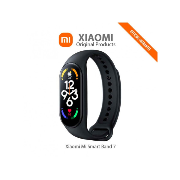 Montre Connectée Homme Xiaomi Mi Smart Band 7 MIBAND7N - Bracelet Silicone Noir