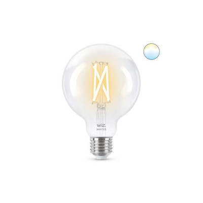 Lampe LED Filament transparent G95 E27 - WiZ Connected