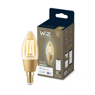 WIZ Ampoule Connectée Flamme Blanc Variable E14 25w