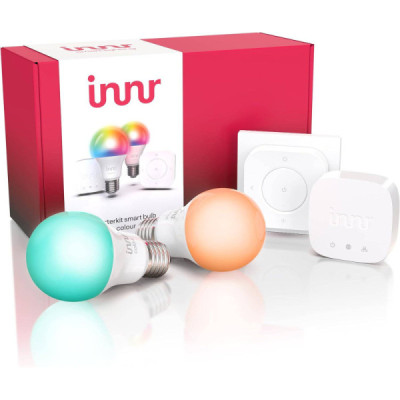 Innr starter kit with Bridge + 2x Bulb Colour + Remote Control