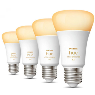 White Ambiance 8.5W A60 E27 EUR x2