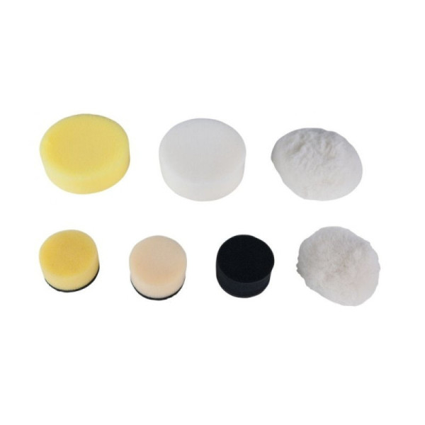 Tampons de nettoyage en plastique jaune, Ø 50mm pour 515.5125, 5 pcs