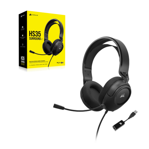 Corsair HS35 v2 (Noir)