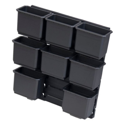 Lot d'inserts pour boite de transport SCM, 9 pièces
