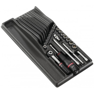 MODULE CLIQUET DOUILLES 1/4'' FACOM