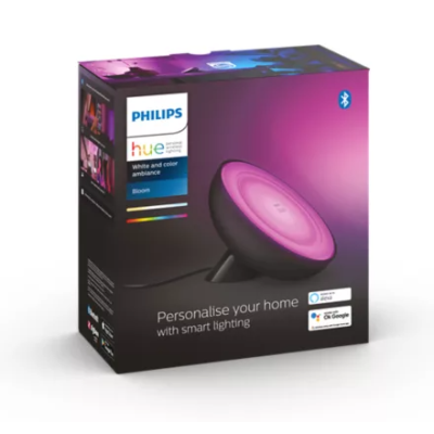 Lampe à poser connectée Hue Bloom Gen4 - Noir