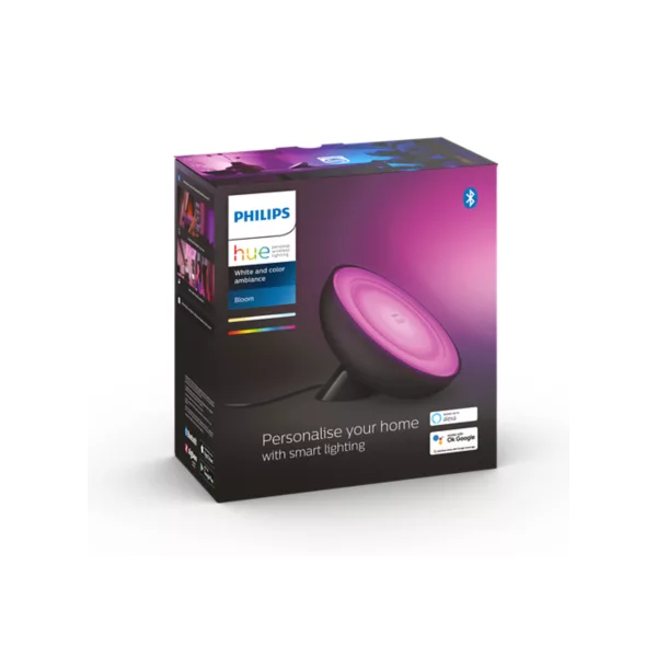 Lampe à poser connectée Hue Bloom Gen4 - Noir