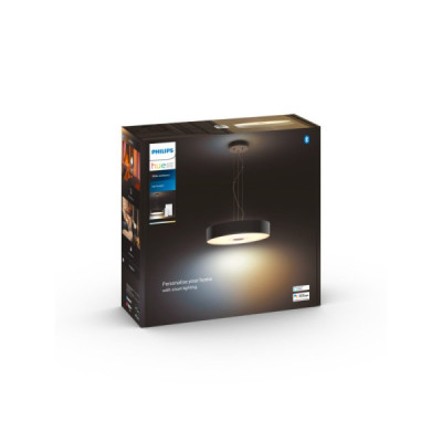 White Ambiance FAIR Suspension 39W - Noir (télécommande incluse) - Bluetooth