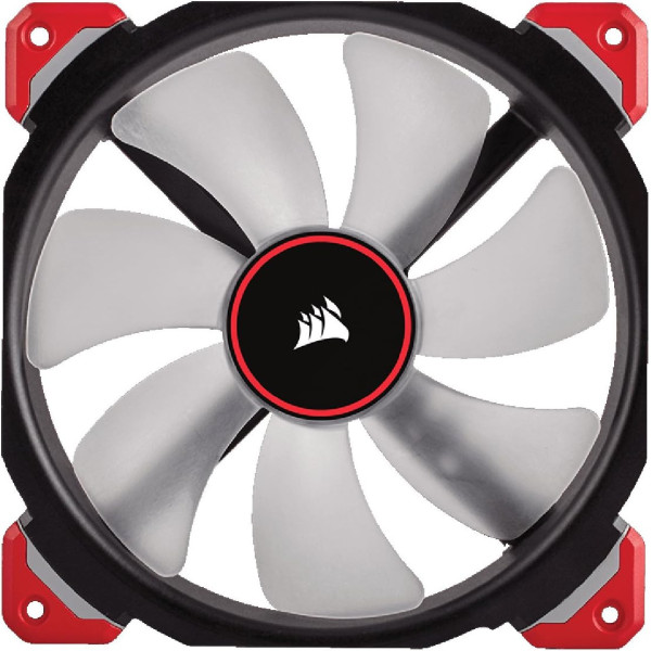 ML140 Pro LED, Rouge, Ventilateur 140mm à lévitation magnétique
