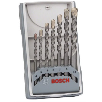 Bosch Professional CYL-3 Jeu de 7 Forets à Béton (4-10mm) - Neuf