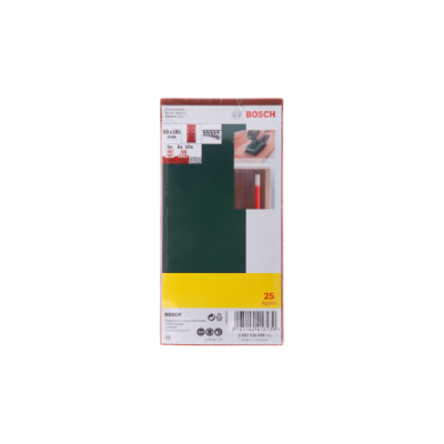 Bosch Accessories 25 pièces Jeu de disques abrasifs - Grain 40/60/80/120 - Ponceuse Excentrique