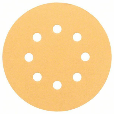 Bosch Accessories 2608605067 Disques Abrasifs (5 pièces) 125 mm - Grain K40 - Neuf