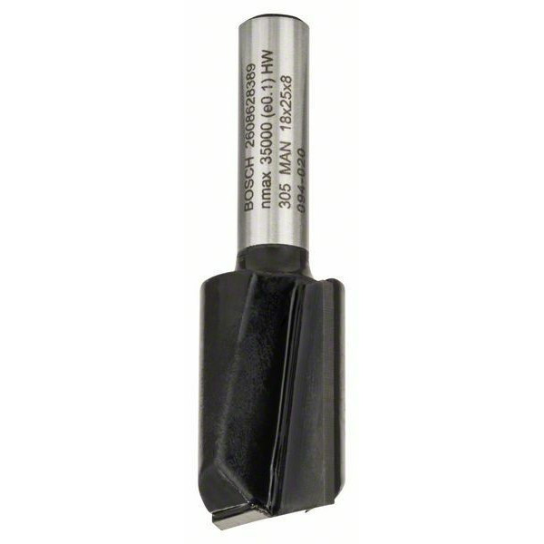 Bosch Accessories 2 608 628 389 Fraise 8 mm 18 x 25 x 56 mm Gris