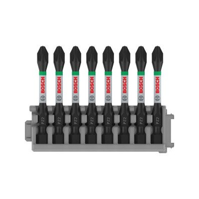 Bosch Accessories 8 pièces Embouts PZ2 Impact Control - 2608522331