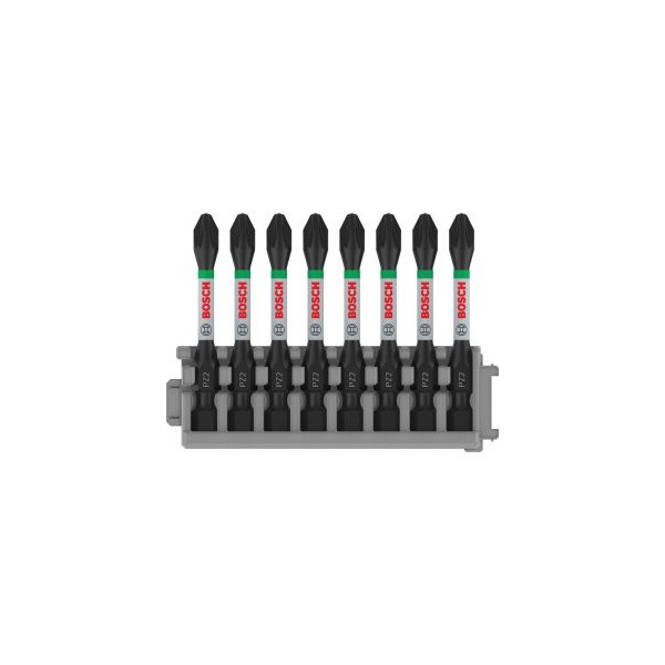 Bosch Accessories Professional 8 pièces Pack d'Embouts de Vissage Cruciformes