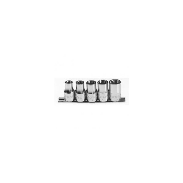 FACOM STX.40 Jeu de 5 Douilles Torx sur Rack, Multicolore, 1/2"
