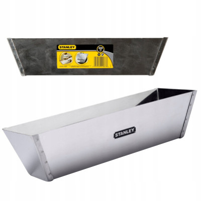 Bac à Enduit STANLEY 305mm - Inox, Robuste, Incurvé - STHT0-05867