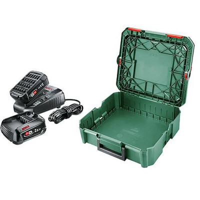 Kit de démarrage batterie 18V + boîte système - Neuf