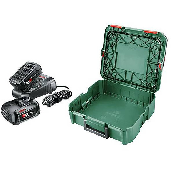 Kit de démarrage de batterie 18 V + boîte système