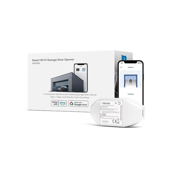 Meross Ouvre-Porte de Garage Connecté WiFi,