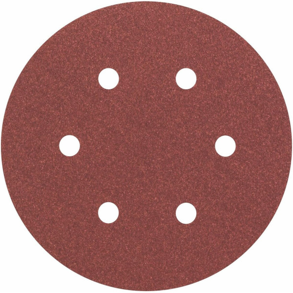 Bosch Accessories Disque Abrasif C430 pour Ponceuses Orbitales, 120 Grain, 150mm, Lot de 5, Gris