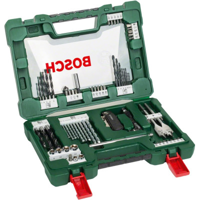 Bosch Accessories 68 pièces Jeu de forets et d'embouts en titane V-Line - Bois, Pierre, Métal - Neuf