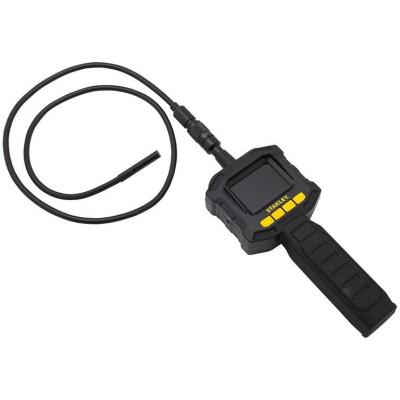 Stanley Stht0-77363 Caméra d'Inspection - Sonde 90cm, Ø8mm - Éclairage Réglable - Écran LCD - Neuf
